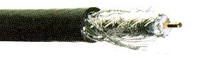 Coax kabel, dubbel afgeschermd
